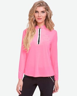 Jamie Sadock  Long Sleeve Solar Polo - Plain  